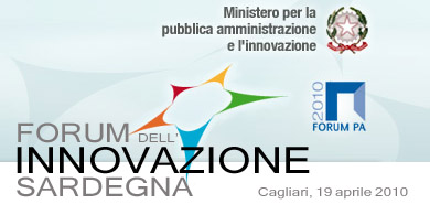 FORUM INNOVAZIONE SARDEGNA il 19 aprile 2010 a Cagliari